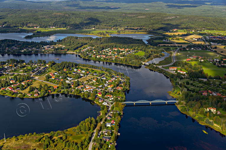 Flygfoto över Ljusdal drönarbilder, drönarfoto, flygbild, flygbilder, Flygfoto, flygfoton, Hälsingland, Ljusdal, Ljusnan, samhällen, sommar