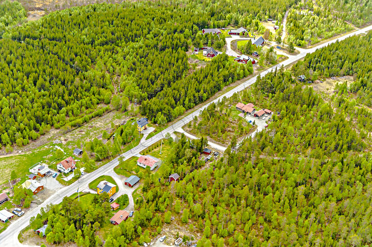 Flygfoto över Ljusnedal byar, drönarbilder, drönarfoto, flygbild, flygbilder, Flygfoto, flygfoton, Härjedalen, Ljusnedal, sommar