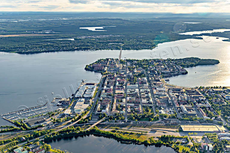 Flygfoto över Luleå drönarbilder, drönarfoto, flygbild, flygbilder, Flygfoto, flygfoton, Luleå, Norrbotten, sommar, städer