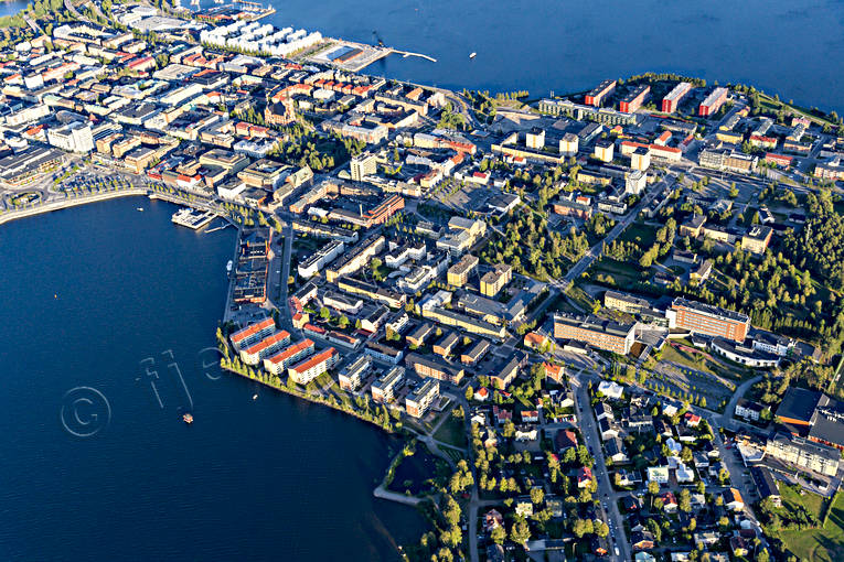 Flygfoto över Luleå drönarbilder, drönarfoto, flygbild, flygbilder, Flygfoto, flygfoton, Luleå, Norrbotten, sommar, städer