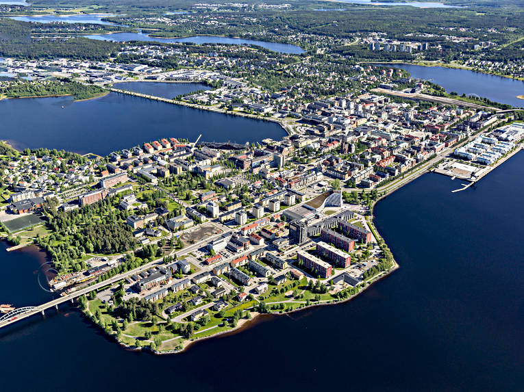 Flygfoto över Luleå drönarbild, drönarbilder, drönarfoto, flygbild, flygbilder, Flygfoto, flygfoton, Luleå, Norrbotten, sommar, städer