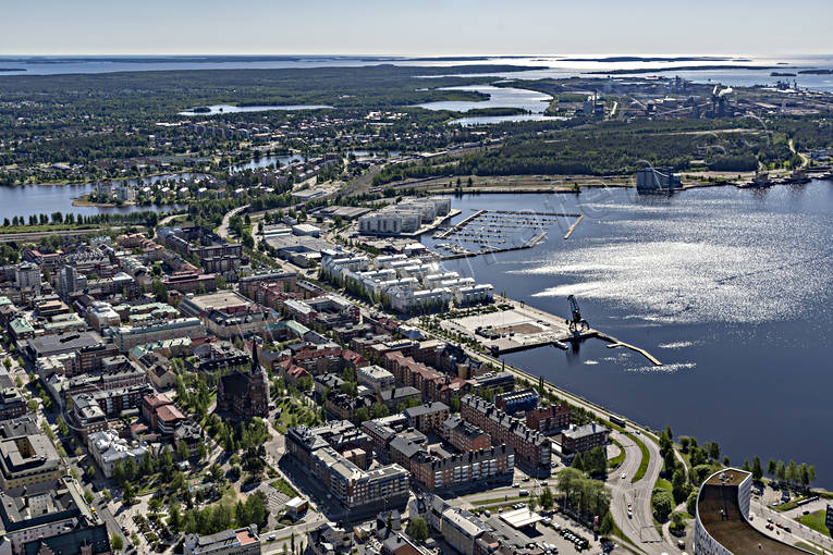 Flygfoto över Luleå drönarbild, drönarbilder, drönarfoto, flygbild, flygbilder, Flygfoto, flygfoton, Luleå, Norrbotten, sommar, städer