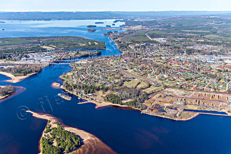 Flygfoto över Mora Dalarna, drönarbilder, drönarfoto, flygbild, flygbilder, Flygfoto, flygfoton, Mora, städer, vår