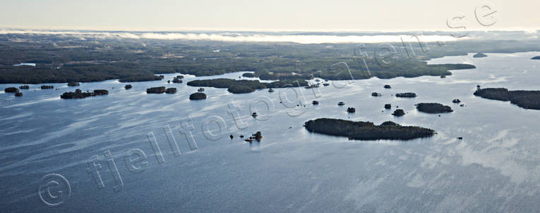 Flygfoto över Näkten drönarbild, drönarbilder, drönarfoto, flygbild, flygbilder, Flygfoto, flygfoton, höst, insjö, Jämtland, Landskap, Näkten, skärgård, småöar, öar