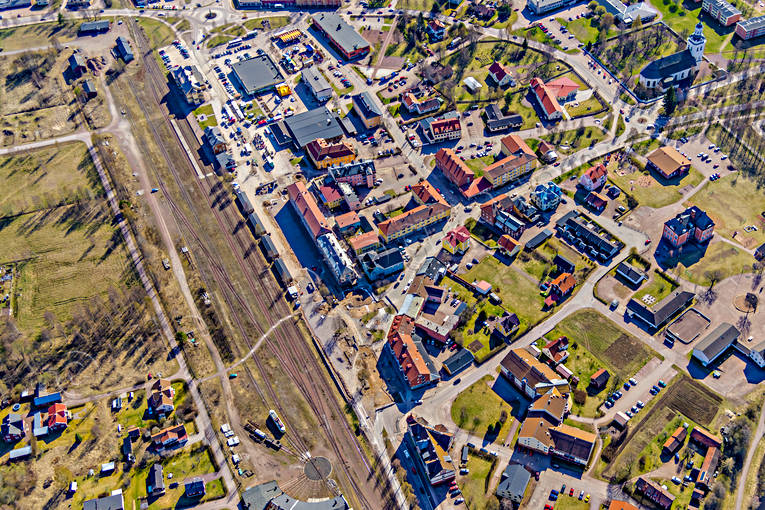 Flygfoto över Orsa Dalarna, drönarbilder, drönarfoto, flygbild, flygbilder, Flygfoto, flygfoton, Orsa, samhällen, vår
