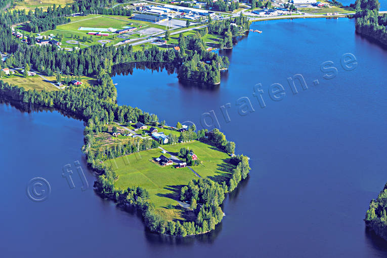 Flygfoto över Risnäset drönarbilder, drönarfoto, flygbild, flygbilder, Flygfoto, flygfoton, Jämtland, Risnäset, samhällen, sommar, Ströms Vattudal, Strömsund, Svartön, Vattudalen