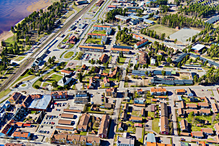 Flygfoto över Rättvik Dalarna, drönarbilder, drönarfoto, flygbild, flygbilder, Flygfoto, flygfoton, Rättvik, samhällen, vår