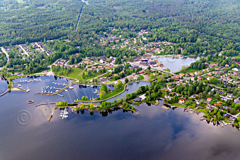 Flygfoto över Sjötorp drönarbilder, drönarfoto, flygbild, flygbilder, Flygfoto, flygfoton, samhällen, Sjötorp, sommar, Västergötland