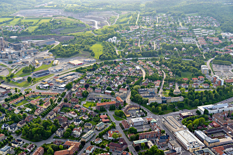 Flygfoto över Skövde drönarbilder, drönarfoto, flygbild, flygbilder, Flygfoto, flygfoton, Skövde, sommar, städer, Västergötland
