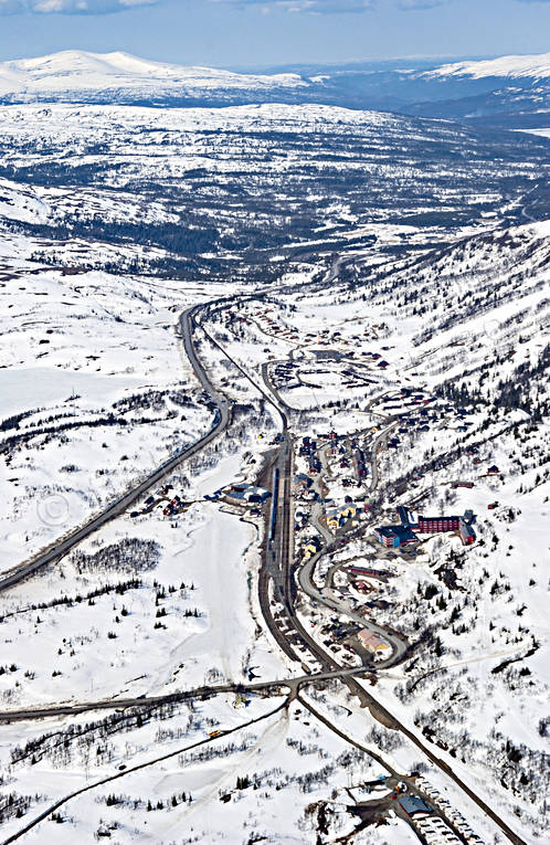 Flygfoto över Storlien drönarbild, drönarbilder, drönarfoto, flygbild, flygbilder, Flygfoto, flygfoton, Jämtland, samhällen, Storlien