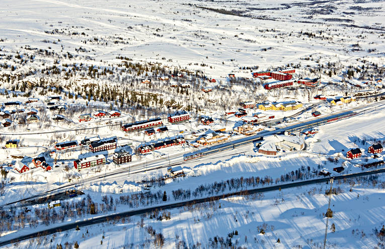 Flygfoto över Storlien drönarbild, drönarbilder, drönarfoto, flygbild, flygbilder, Flygfoto, flygfoton, Jämtland, samhällen, Storlien, vinter