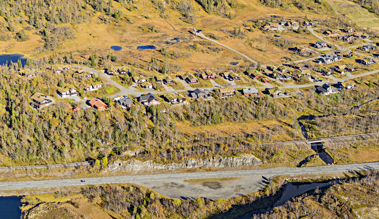 Flygfoto över Storlien drönarbild, drönarbilder, drönarfoto, flygbild, flygbilder, Flygfoto, flygfoton, fritidshus, Jämtland, Kleven, samhällen, Storlien, Stugområde, stugor