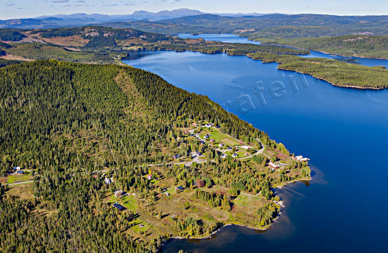 Flygfoto över Svaningen byar, drönarbilder, flygbilder, Flygfoto, Jämtland, Landskap, Svaningen, Svaningssjön