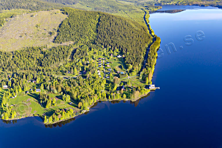 Flygfoto över Svaningen byar, drönarbilder, drönarfoto, flygbild, flygbilder, Flygfoto, flygfoton, Jämtland, Landskap, Svaningen, Svaningssjön