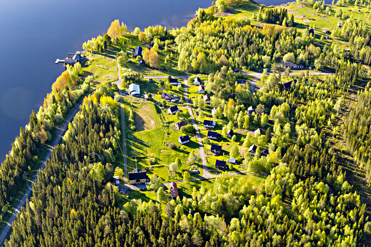 Flygfoto över Svaningen byar, drönarbilder, drönarfoto, flygbild, flygbilder, Flygfoto, flygfoton, Jämtland, Landskap, Svaningen, Svaningssjön