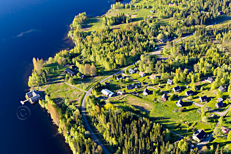 Flygfoto över Svaningen byar, drönarbilder, drönarfoto, flygbild, flygbilder, Flygfoto, flygfoton, Jämtland, Landskap, Svaningen, Svaningssjön