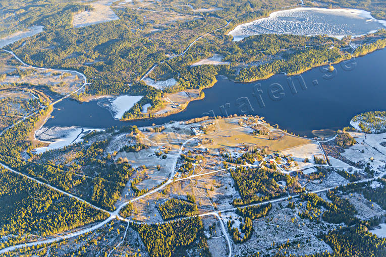 Flygfoto över Sällsjö Baksjön, byar, drönarbilder, drönarfoto, flygbild, flygbilder, Flygfoto, flygfoton, höst, Jämtland, Landskap, Lillströmmen, Sällsjö, Sällsjön