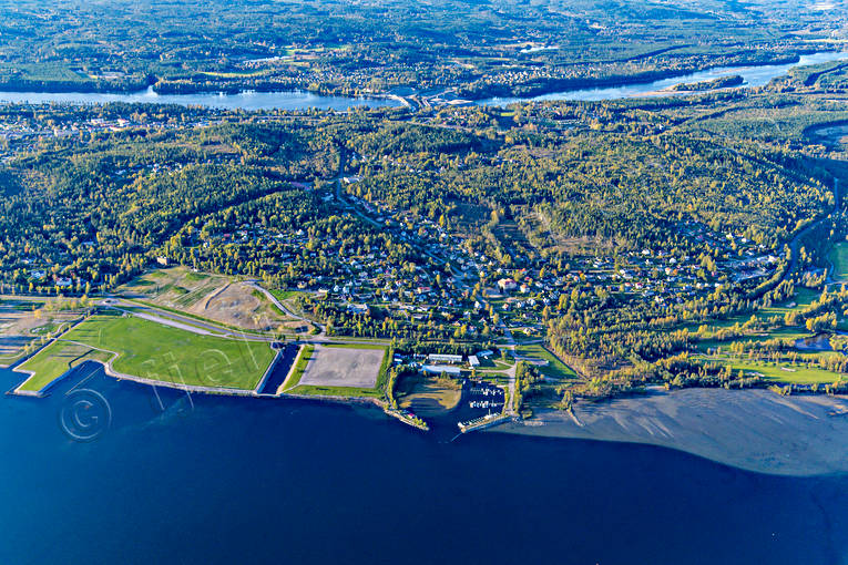 Flygfoto över Timrå drönarbilder, drönarfoto, flygbild, flygbilder, Flygfoto, flygfoton, höst, Medelpad, samhällen, Timrå