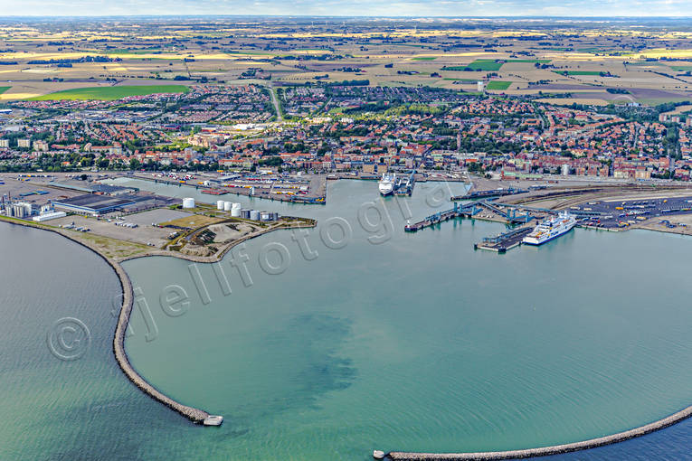 Flygfoto över Trelleborg drönarbilder, drönarfoto, flygbild, flygbilder, Flygfoto, flygfoton, samhällen, Skåne, sommar, Trelleborg