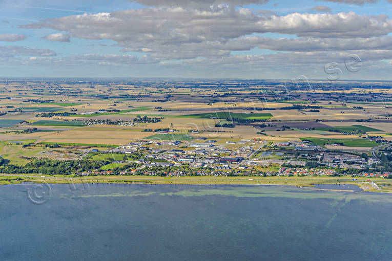 Flygfoto över Trelleborg drönarbilder, drönarfoto, flygbild, flygbilder, Flygfoto, flygfoton, kust, Landskap, samhällen, Skåne, sommar, Trelleborg, Väster Jär
