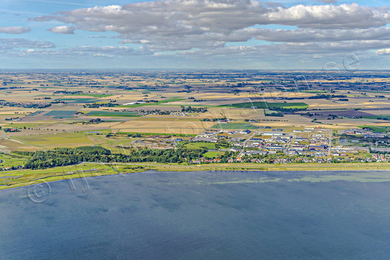 Flygfoto över Trelleborg drönarbilder, drönarfoto, flygbild, flygbilder, Flygfoto, flygfoton, kust, Landskap, samhällen, Skåne, sommar, Trelleborg