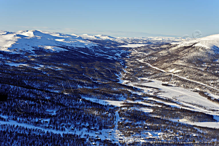 Flygfoto över Tänndalen drönarbilder, drönarfoto, flygbild, flygbilder, Flygfoto, flygfoton, Härjedalen, Landskap, Tänndalen, vinter