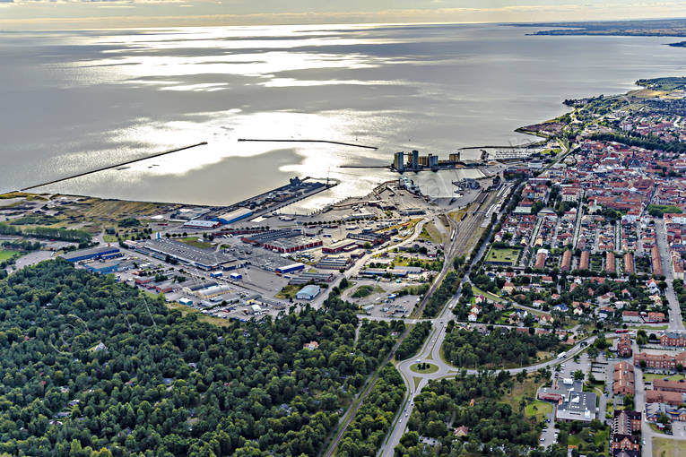 Flygfoto över Ystad drönarbilder, drönarfoto, flygbild, flygbilder, Flygfoto, flygfoton, samhällen, Skåne, sommar, Ystad