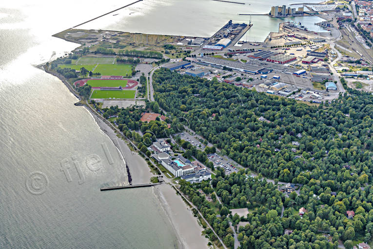 Flygfoto över Ystad drönarbilder, drönarfoto, flygbild, flygbilder, Flygfoto, flygfoton, Saltsjöbad, samhällen, Skåne, sommar, Ystad