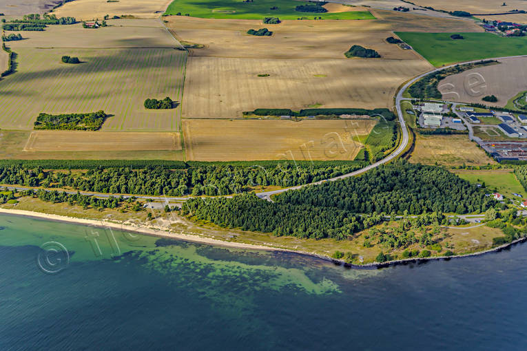Flygfoto över Ystad drönarbilder, drönarfoto, flygbild, flygbilder, Flygfoto, flygfoton, Lilleskog, samhällen, Skåne, sommar, Ystad