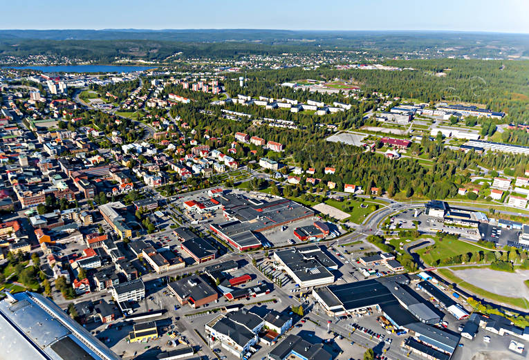 Flygfoto över Örnsköldsvik drönarbilder, drönarfoto, flygbild, flygbilder, Flygfoto, flygfoton, städer, Ångermanland, Örnsköldsvik