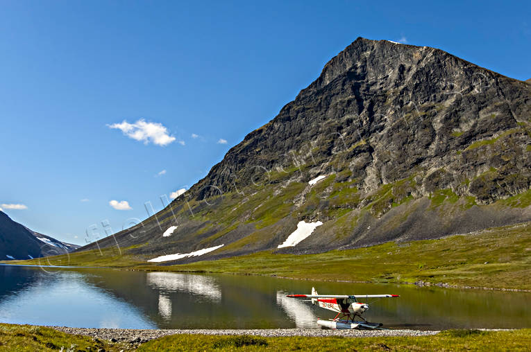 flyg, Landskap, lappland, Livamjaure, Livamvagge, sjflyg, sjflygplan, sommar, Suorrekaise