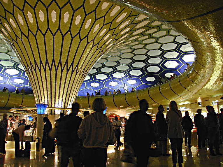 Abu Dhabi, flyg, flygplats, flygplatshall, Förenade Arabemiraten, kommunikationer, luftfart, trafikflyg