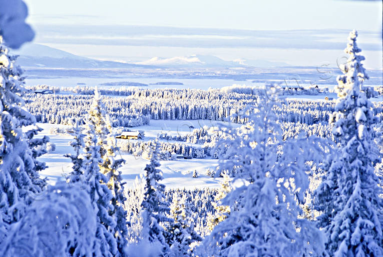 bl, canvastavla, Fototavla, Frsn, Jmtland, Landskap, stmning, stmningsbild, stmningsbilder, tavla, utsikt, vinter, rstid, rstider