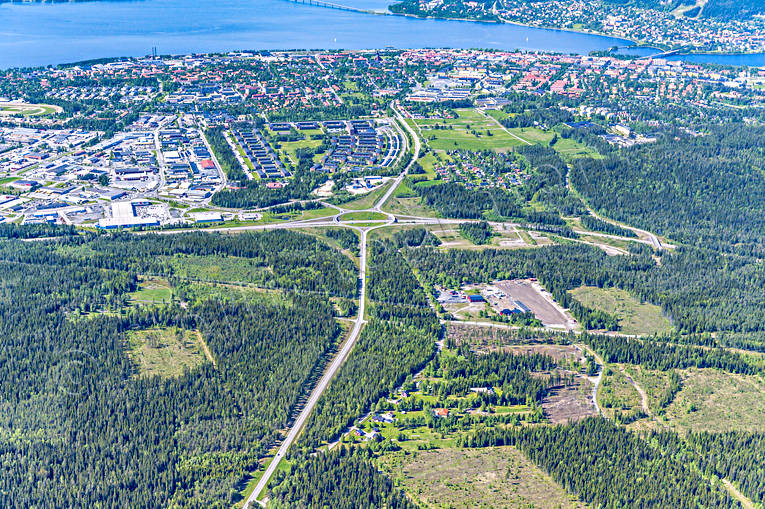 drnarbilder, drnarfoto, flygbild, flygbilder, Flygfoto, flygfoton, Furulund, Jmtland, Krfltet, sommar, stder, stersund