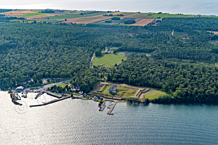 Färjeläget på Visingsö drönarbilder, drönarfoto, flygbild, flygbilder, Flygfoto, flygfoton, färjeläge, hamnen, samhällen, Småland, sommar, Visingsö