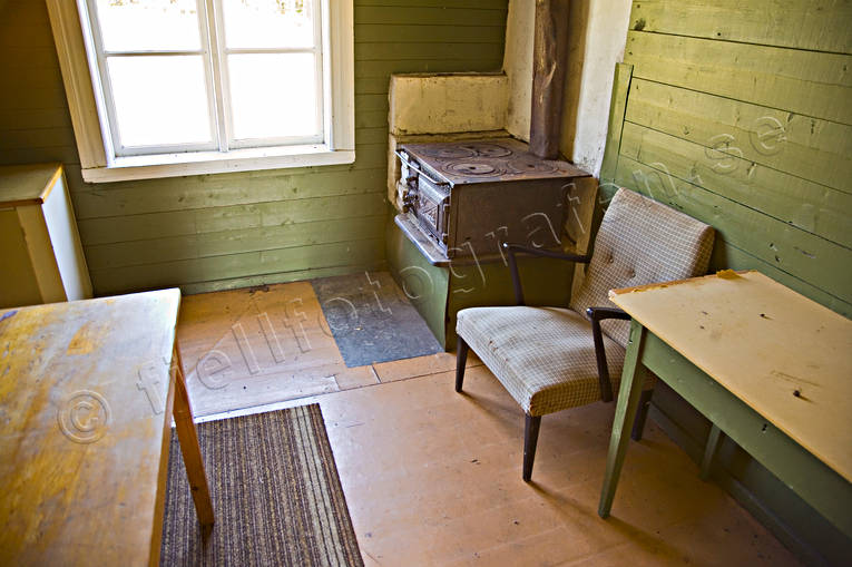 byggnader, gjutjrnsspis, hembygdsgrd, hembygdsmuseum, historiskt, hus, interir, jrnspis, lappland, spis, stuga