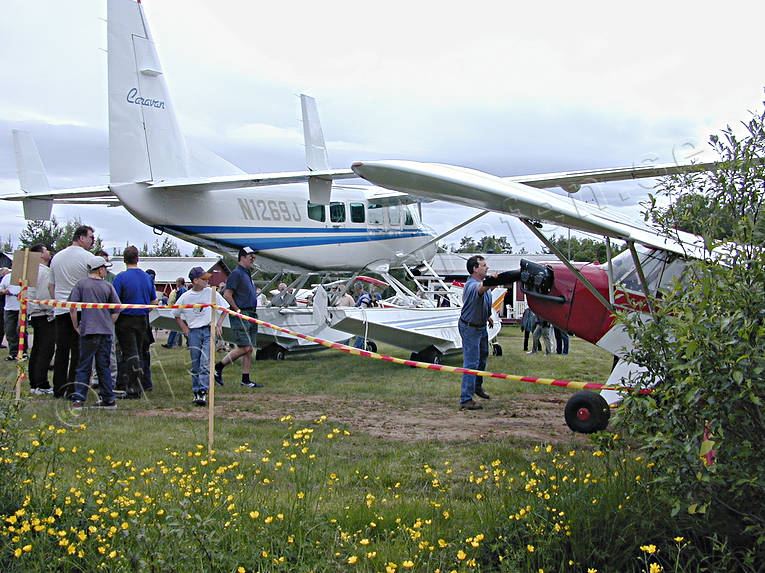 Gammalt och nytt i Älvdalen allmänflyg, Caravan, Cessna, flyg, kommunikationer, luftfart, sjöflyg, älvdalen