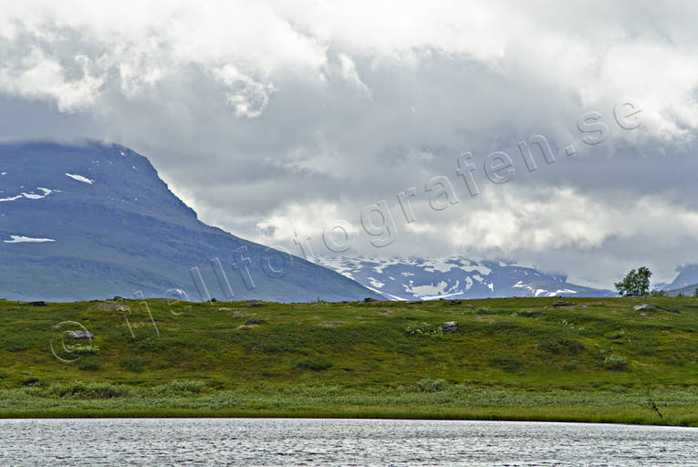 Gieddahaure i Padjelanta Landskap, lappland, nationalpark, Padjelanta, sommar