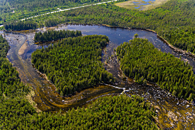 Gimån Stavreströmmen Gimån, Jämtland, Landskap, Mellanholmen, sommar, Stavreströmmen, Västerstholmen, älvar