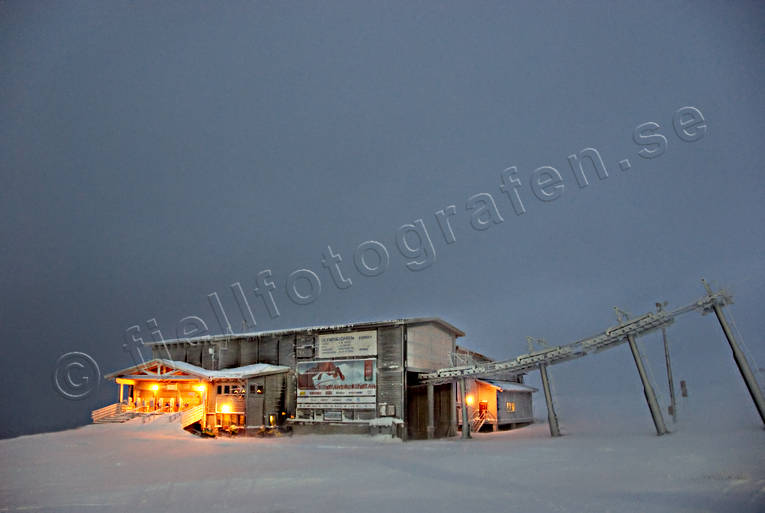 Gondolen i Åre anläggningar, byggnad, byggnader, gondol, hus, Jämtland, lift, liftstation, samhällen, Åre