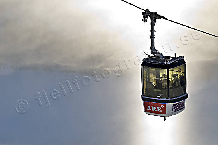 Gondolen Åre gondol, gondolen, Jämtland, lift, samhällen, solnedgång, Åre, Åreskutan