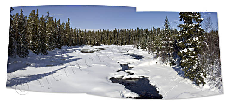 grubbdalsn, Hotagen, Jmtland, Landskap, panorama, panoramabilder, vattendrag, vildmark, vinter, ar, demark