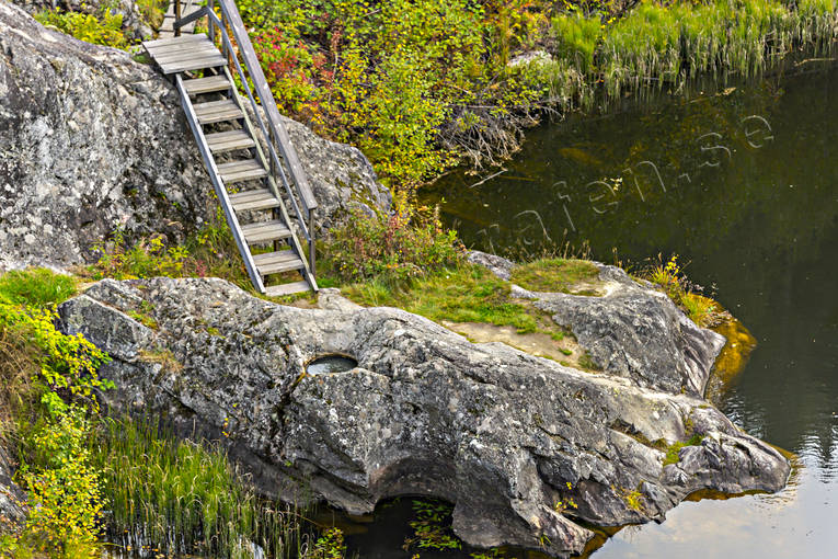 Gryta Döda fallet Döda fallet, dödafallet, Gedungsen, gryta, höst, Indalsälven, Jämtland, Sevärdheter, Vildhussen