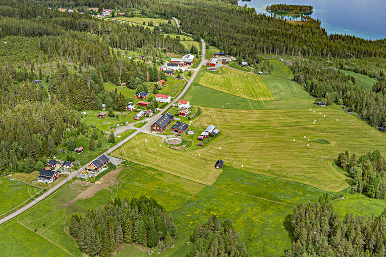 Gårdar i Berge Berge, drönarbild, drönarbilder, drönarfoto, flygbild, flygbilder, Flygfoto, flygfoton, gårdar, jordbruk, Jämtland, lantbruk, Locknesjön, sommar
