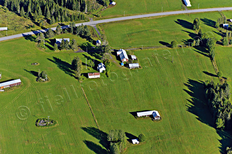 Gårdar i Lorås Jämtland drönarbilder, drönarfoto, flygbild, flygbilder, Flygfoto, flygfoton, gårdar, Jämtland, Lorås, sommar
