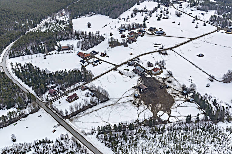 Gårdar i Våle drönarbild, drönarbilder, drönarfoto, flygbild, flygbilder, Flygfoto, flygfoton, gårdar, jordbruk, Jämtland, lösdrift, vinter, Våle