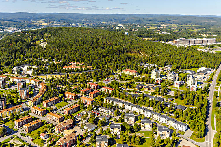 Haga Sundsvall bostadsområde, bostäder, drönarbilder, drönarfoto, flygbild, flygbilder, Flygfoto, flygfoton, Haga, Landskap, Medelpad, Norra Stadsberget, sommar, städer, Sundsvall