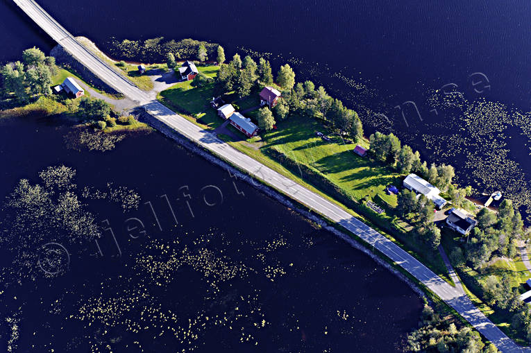Hammerdal Södra brofästet brofästet, bron, drönarbilder, drönarfoto, flygbild, flygbilder, Flygfoto, flygfoton, Hammerdal, Hammerdalssjön, Jämtland, samhällen, sommar