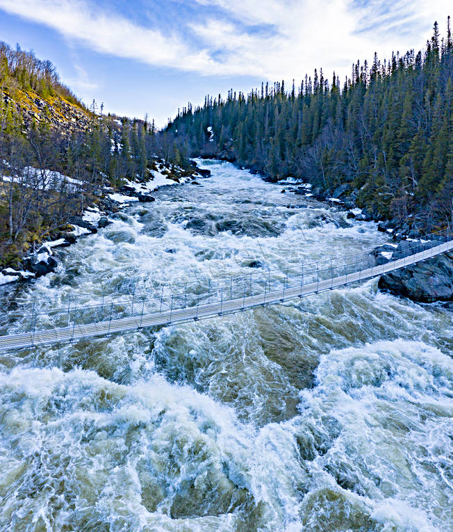 Handölsforsen Flygfoto drönarbild, drönarbilder, drönarfoto, flygbild, flygbilder, Flygfoto, flygfoton, Jämtland, Landskap, vår