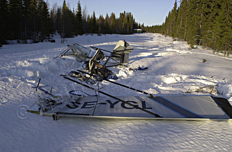 Haveri med Akka allmänflyg, flyg, flygolycka, flygplan, haverera, haveri, kommunikationer, luftfart, olycka, störta, störtat, ultralätt